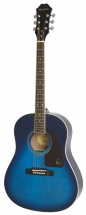 Epiphone Ltd Ed Aj-200s Trans Blue