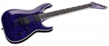 Ltd Guitars Mh Modele 1000 Deluxe Violet Transparent Pommele