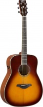 Yamaha Fg Transacoustic Brown Sunburst