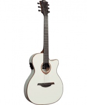 Lag T100 Asce Auditorium Slim Cutaway Ivory