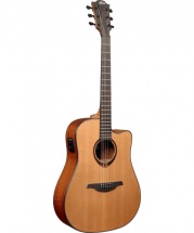 Guitare Electro Acoustique Lag T200dce - Tramontane Dreadnought Cutaway