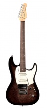 Godin Serie Performance Session Blackburst Translucide Touche Palissandre