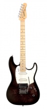 Godin Serie Performance Session Blackburst Translucide Touche Erable