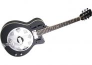 Recording King Jr520-cebm Wood Body Swamp Stomper Noir Resonator