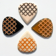 Timber Tones 4 Mediators Os Et Corne Minis Grip Tones Assortis
