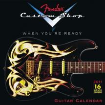 Fender Custom Shop Wall Calendar 2011