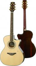 Guitare Electro Acoustique Hofner Grand Concert Ha-gc07 - Serie Ha - Dos Et Eclisses Palissandre