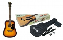 Ibanez V50njp-vs Jam Pack - Sunburst - Avec Kit Accessoires