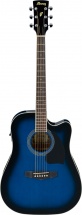 Ibanez Pf15ece-tbs Transparent Blue Sunburst