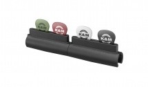 Kandm 14510-000-55 Support De Mediators Noir Pour Pied De Microphone Kandm