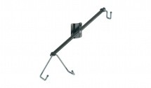K&m 16295-000-55 Support Mural Noir Pour Guitaree Electrique