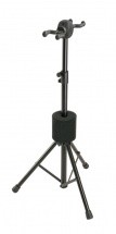 K&m 17620-000-55 Stand Noir Pour 2 Guitares
