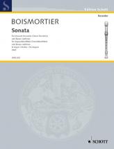 Schott Boismortier J.b. De - Sonata D Major - Soprano Recorder (tenor Recorder) And Basso Continuo
