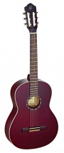 Ortega 4/4 R131 Solid Cedar Slim Neck Burgundy + Housse