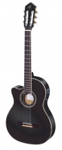 Ortega Gaucher Rce145 Spruce Slim Neck Black + Housse