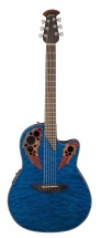 Ovation Celebrity Elite Plus Ce44p8tq Transblue Erable Pommele