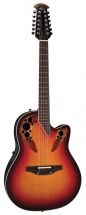 Ovation Standard Elite Deep Contour Cutaway 12 New England Burst