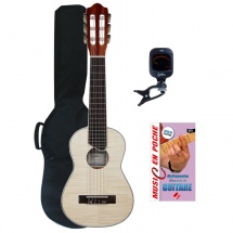 Eagletone Guitarrita Erable Flamme + Accessoires