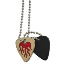 Grover Allman Pendentif Mediator Flammes