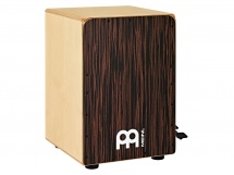Meinl Jbc6ey - Ebony Bass Cajon With Snare Pedal Ebony Frontplate