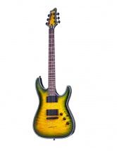 Schecter Hellraiser C-1 P Dark Green Burst