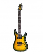 Schecter Hellraiser C-7 P Dark Green Burst