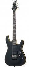 Schecter Demon 6, Floyd Rose Aged Black Satin