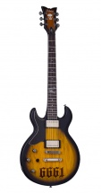Schecter Gaucher Zacky Vengeance Zv 6661 L Natural Satin Blackburst