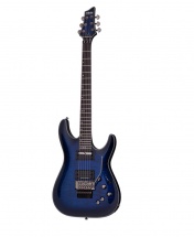 Schecter Blackjack Sls C-1 Floyd, Sustainiac See Thru Blue Burst