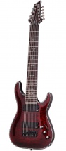 Schecter C-9 Hellraiser Chevalet Fixe, Emg 909 Black Cherry