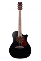 Framus Fg14sbkce Legacy Grand Auditorium Spruce Cutaway Black