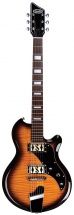 Supro Westbury Flame Maple Tobacco Burst