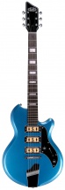 Supro Hampton Guitar Ocean Blue Metallic