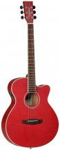 Tanglewood Discovery Super Folk Cw Dbt Sfce Rm Red