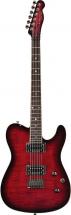 Fender Special Edition Custom Telecaster Hh Table Erable Flamme Touche Palissandre Black C