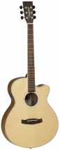 Tanglewood Discovery Super Folk Cw Dbt Sfce Bw Natural Mat