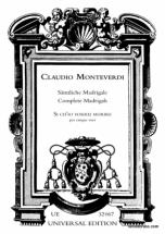 Universal Edition Monteverdi C. - Si Ch