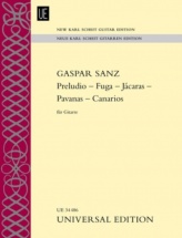 Sanz Gaspar - Preludio - Fuga - Jacaras - Pavanas - Canarios Für Gitarre