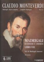 Ut Orpheus Monteverdi C. - Madrigali Libro Viii Vol. Ii (madrigali Amorosi) Venezia 1638 - Conducteur