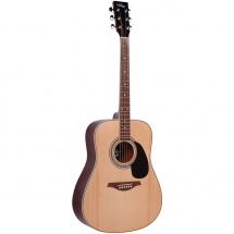 Vintage Guitars V400n Western Guitar Natural