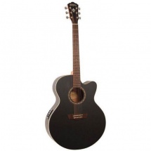 Washburn Wj7scebm Jumbo - Noir Mat