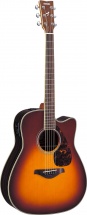 Yamaha Fgx730sciibs Brown Sunburst