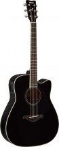 Yamaha Fgx820cbl Black Cutaway