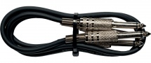 CABLE PATCH YELLOW CABLE ECO P050 JACK MONO / JACK MONO 50CM (LA PAIRE)
