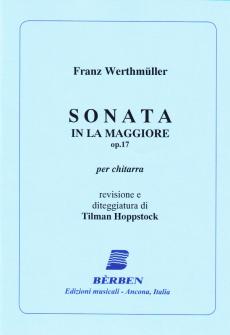 Werthmuller F. - Sonata La Maggiore Op.17 - Guitare