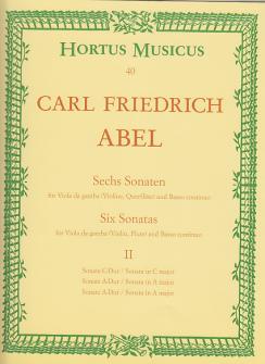 Barenreiter Abel Sechs Sonaten Für Viola Da Gamba Und Basso Continuo, Ii