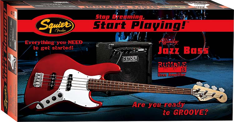 Start Playing Affinity Jazz Bass + Ampli Fender Rumble 15 Black pour 307