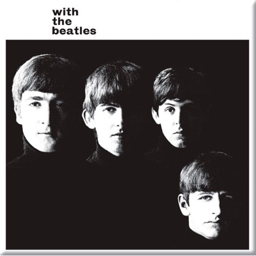 Magnet Aimant Beatles Motif: With The Beatles - 7,6 Cm X 7,6 Cm pour 2