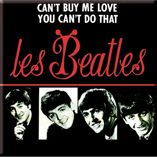 Magnet Aimant Beatles Motif: Les Beatles - 7,6 Cm X 7,6 Cm pour 2