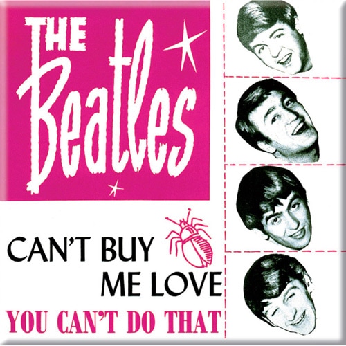 Aimant Motif Beatles: Can't Buy My Love - 7,6 Cm X 7,6 Cm pour 2